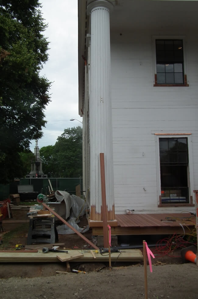 Gannett-House-Harvard-Law-Portico-Column-Dutchman-Repairs-RESIZED