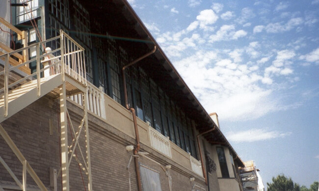 Isabella Stewart Gardner Museum 1998 Overview Exterior Carpentry Restoration Exposed Rafters And Building Cornice Csgallery