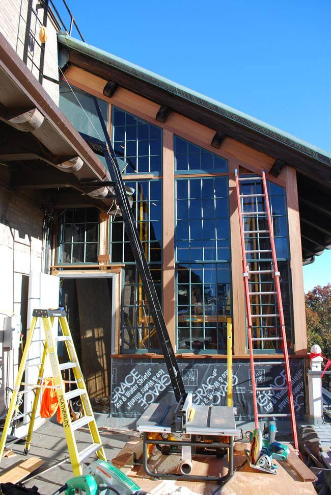 Isabella-Stewart-Gardner-Museum-Window-Restoration-New-Custom-Carpentry-Roof-Restoration-During-Installation-csgallery