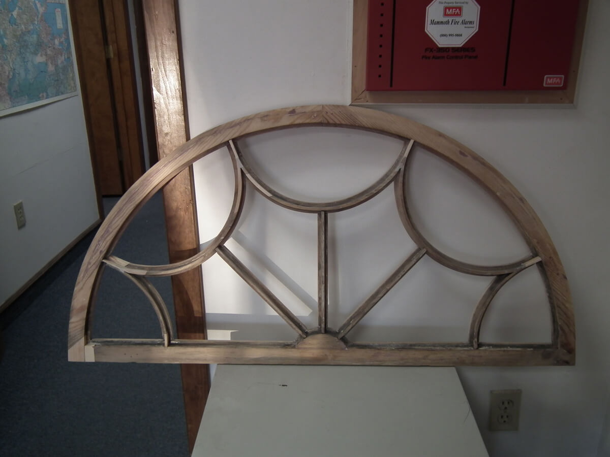 Arched Transom Restored