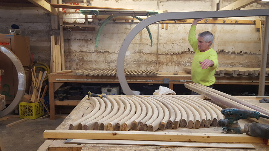 Dormer sash restoration