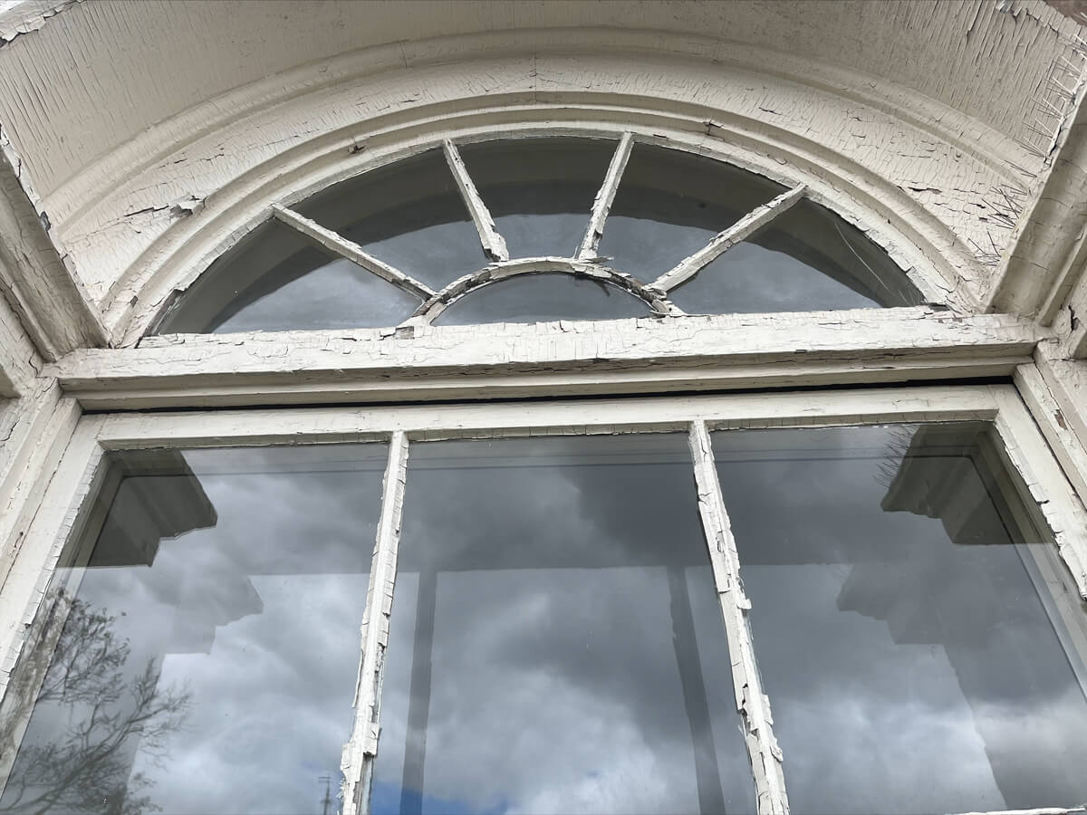 Codman Square Health Center - Window and sash restoration on the cupola and dormer